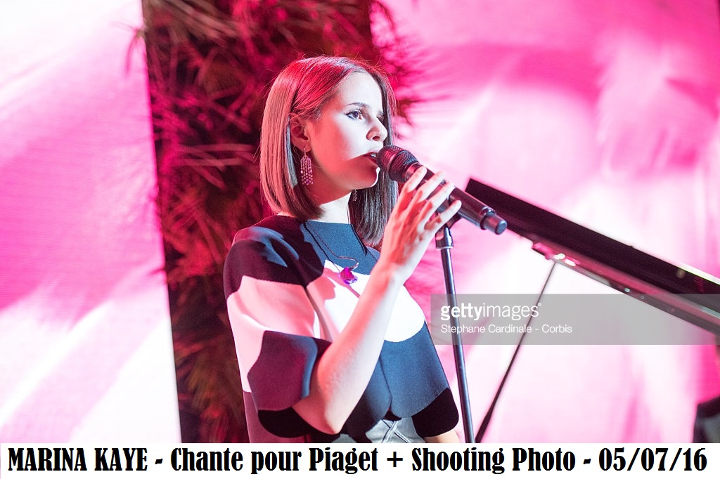 Marina chante pour Piaget
