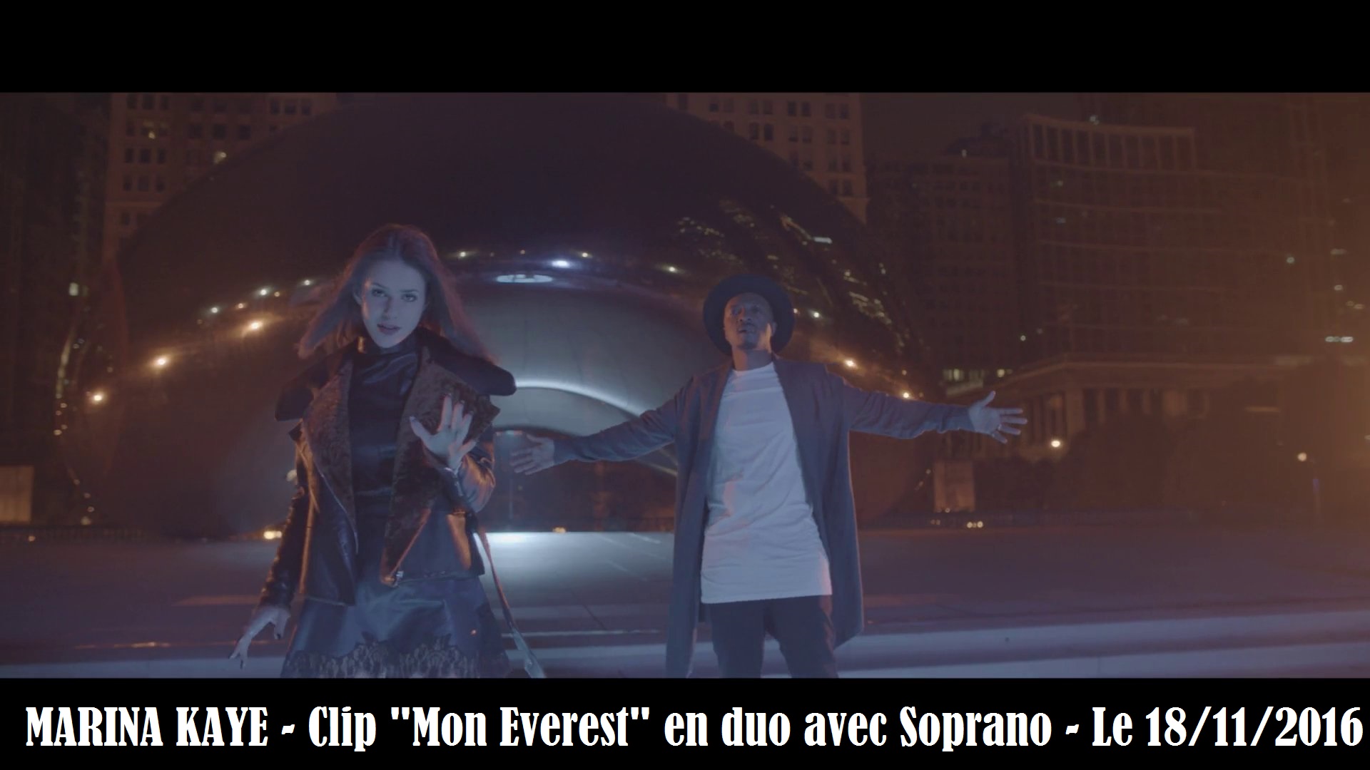 Marina et Soprano (clip mon Everest)