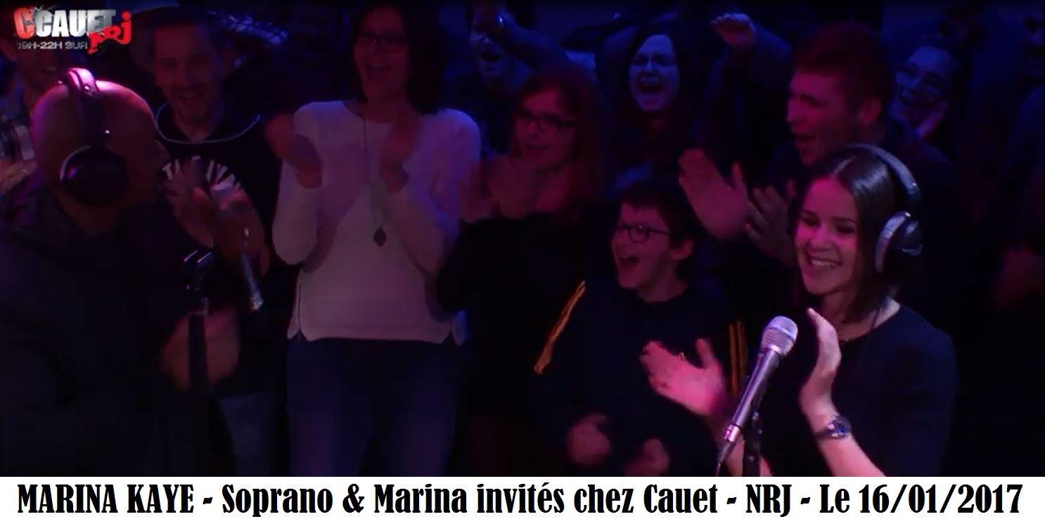 Marina & Soprano live chez Cauet (1)